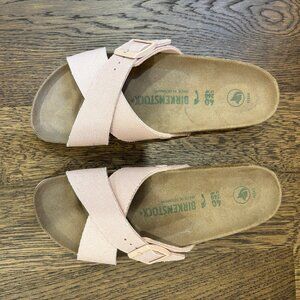 Birkenstock Siena Vegan Soft Pink Sandals size 40